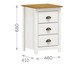 Mesa De Cabeceira Heritage Freijó, white | WestwingNow