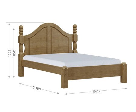 Cama Soft Wood Freijó | Westwing