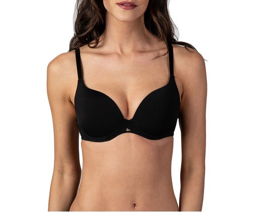 Sutiã Push Up Preto, Preto | WestwingNow