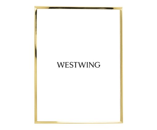 Porta-retrato Elegant Dourado, Dourado | WestwingNow