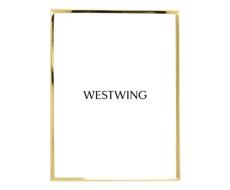 Porta-retrato Elegant Dourado | Westwing