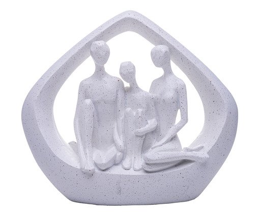 Adorno Decorativo Harmonia em Família, Branco | WestwingNow