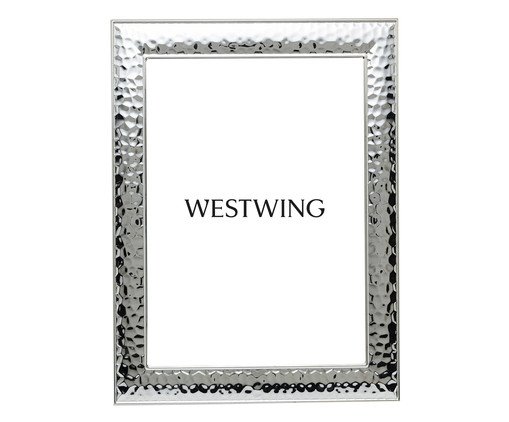 Porta-retrato em Aço Inox Aspect, Prata ou Metálico | WestwingNow