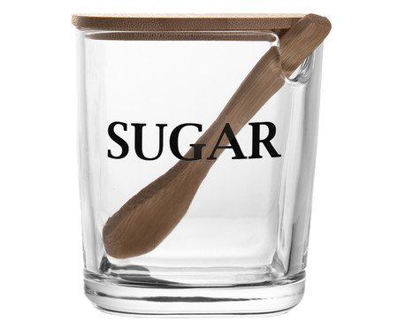 Açucareiro com Colher Bambum Basic | Westwing