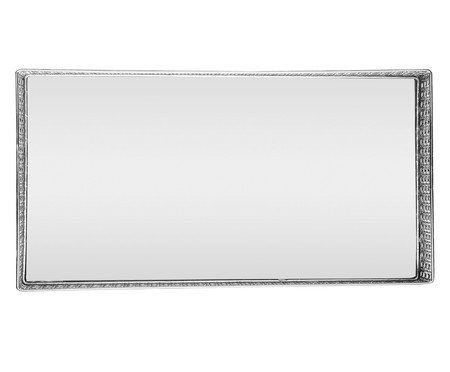 Bandeja com Espelho Versalhes Prateada | Westwing