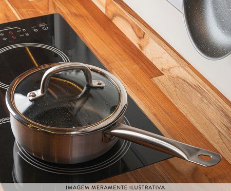 Panela de Indução Prime Cook Cinza | Westwing