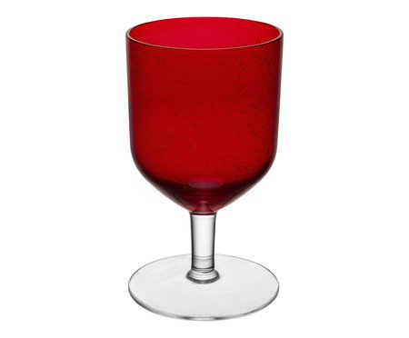 Jogo de Taças Boreal Vermelho | Westwing