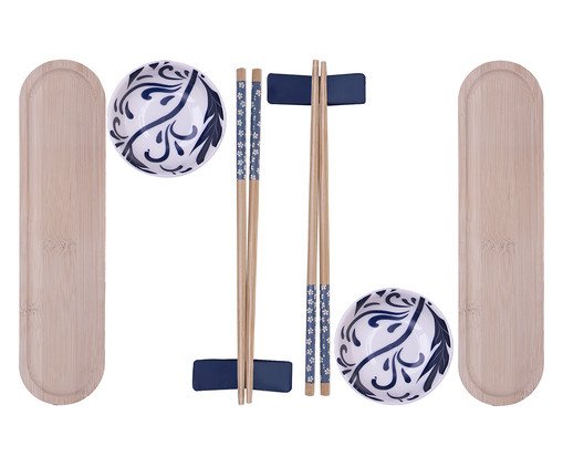 Jogo para Sushi Bambu Gifu, Colorido | WestwingNow