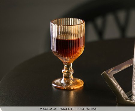 Taça para Licor Lines Âmbar | Westwing
