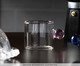 Jogo de Xícaras para Café Esfera Rosa, Transparente | WestwingNow