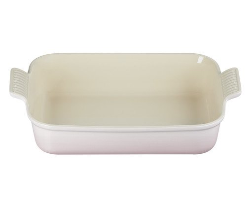 Travessa Retangular Heritage Shell Pink - 32cm, Rosa | WestwingNow