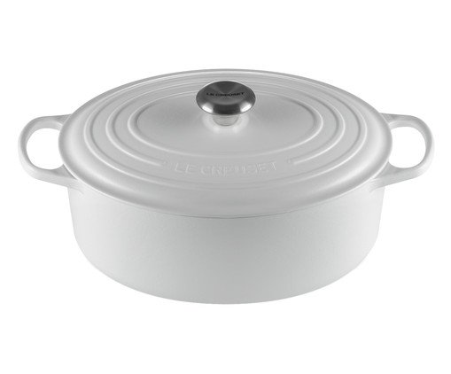 Panela Oval Signature Cotton - 31cm, Branco | WestwingNow