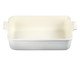 Travessa Retangular Heritage Cotton - 36cm, Branco | WestwingNow