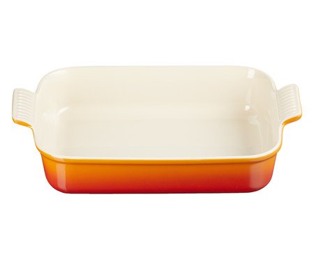 Travessa Retangular Heritage Laranja - 32cm | Westwing