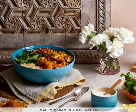 Bowl para Servir Vancouver Azul Caribe - 24cm | Westwing