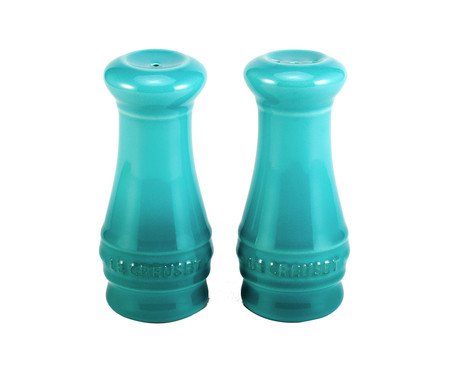 Jogo de Saleiro e Pimenteiro Azul Caribe - 110ml | Westwing