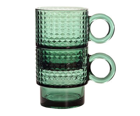 Jogo de Caneca Prime Verde - 300ml
