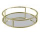 Bandeja Redonda Twist Gold, Dourado | WestwingNow