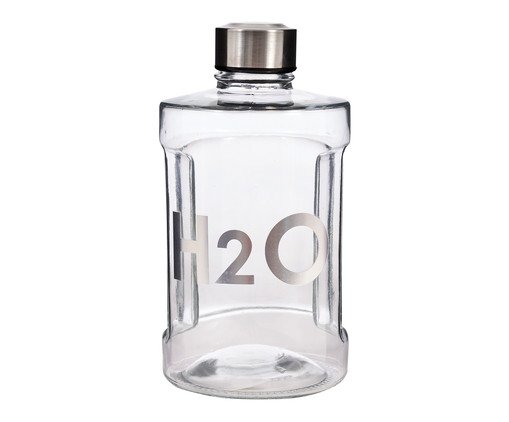 Garrafa de Água H2O Clear Prata, Prata ou Metálico | WestwingNow