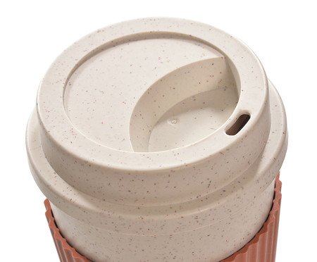 Copo para Café Wheat Terracota - 360ml | Westwing