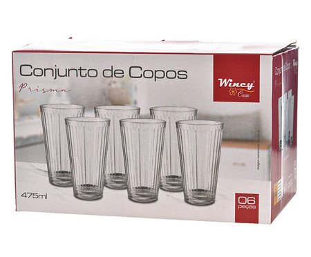 Jogo de Copos Prisma - 475ml | Westwing
