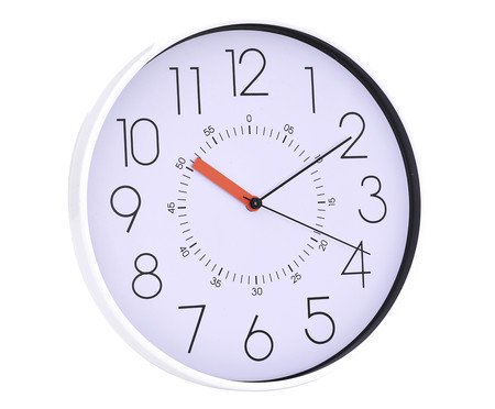 Relógio de Parede Phases Branco I