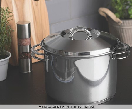 Caldeirão com Fundo Triplo em Inox Solar | Westwing