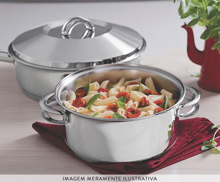 Frigideira em Inox com Fundo Triplo Solar | Westwing