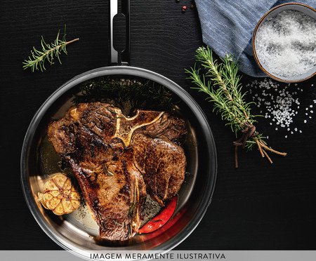 Frigideira em Inox com Fundo Triplo Solar | Westwing
