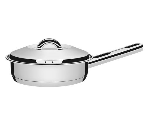 Frigideira em Inox com Fundo Triplo Solar, Prata ou Metálico | WestwingNow