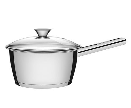Panela em Inox com Tampa de Vidro Allegra
