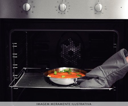 Frigideira Pergaminho em Inox Grano | Westwing