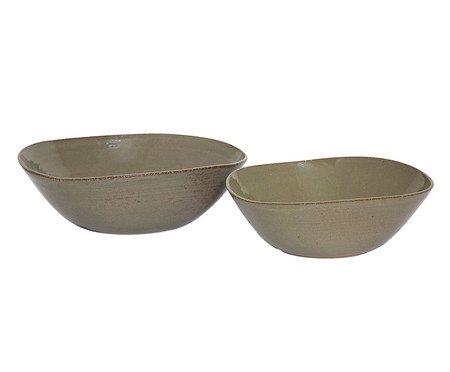 Jogo de Set Bowl Maior Verde Oliva | Westwing
