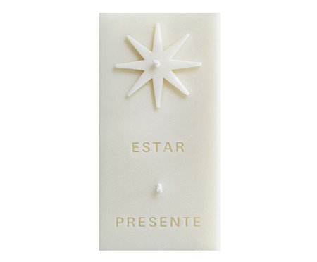 Vela Estar Presente Branca | Westwing