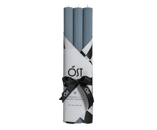 Trio de Velas Azuis, Azul | WestwingNow