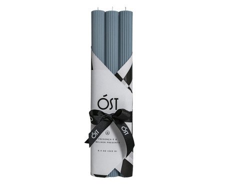 Trio de Velas Azuis | Westwing