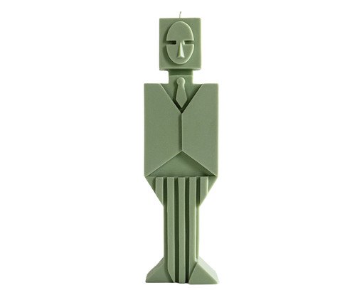 Vela Boneco Paul Collection Verde Oliva, Verde | WestwingNow