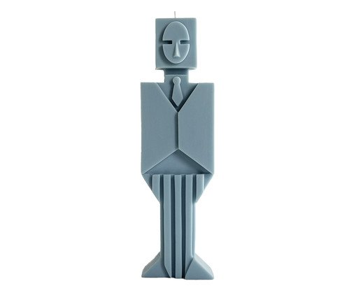 Vela Boneco Paul Collection Azul, Azul | WestwingNow
