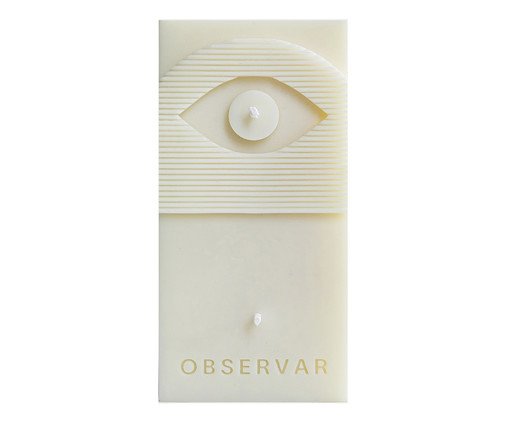 Vela Observar Branca, Branco | WestwingNow