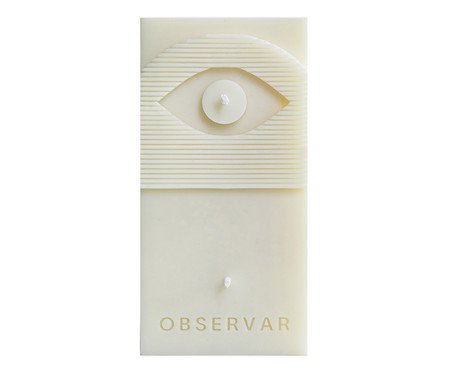 Vela Observar Branca | Westwing