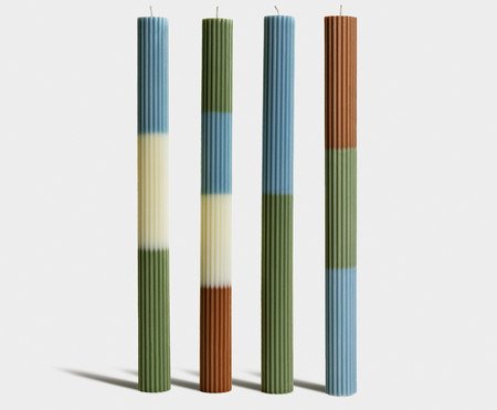 Quarteto de Velas Coloridas | Westwing
