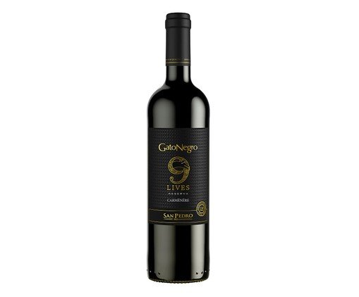 Vinho Tinto Gato Negro 9 Lives Reserva Carmenere - 750ml, Colorido | WestwingNow