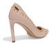 Scarpin Bico Fino Couro Rosa Spikes, Rosa | WestwingNow