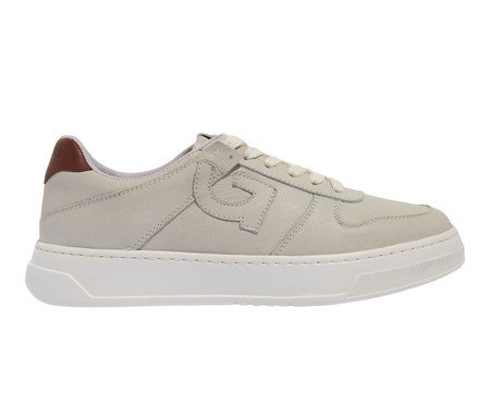 Tênis Masculino Seta Couro Off-White | Westwing