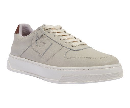 Tênis Masculino Seta Couro Off-White, Off White | WestwingNow