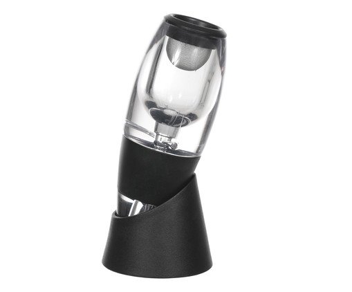 Aerador de Vinho com Filtro e Suporte Classic Preto, Preto | WestwingNow