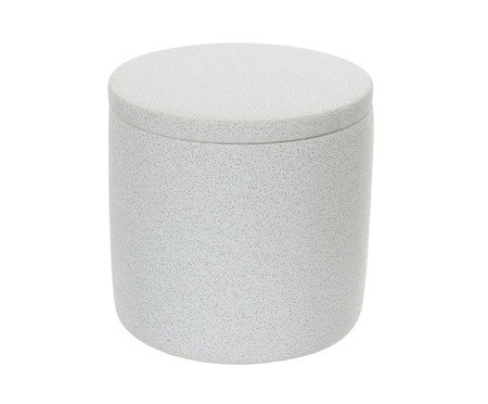 Pote com Tampa Cimento Branco | Westwing