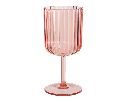 Taça Canelada Rosa, Rosa | WestwingNow