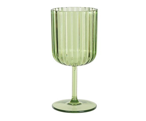 Taça Canelada Verde, Verde | WestwingNow