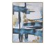Quadro Canvas Toque de Pintura Azul, Colorido | WestwingNow